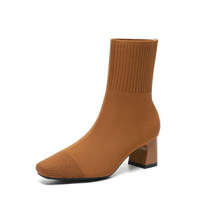 Alessia® | Bottines Tricotées Élégantes et Polyvalentes