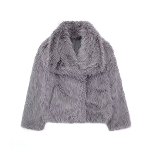 Zahara® | Veste en Fourrure Streetwear