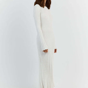 Isadora | Robe Longue Côtelée