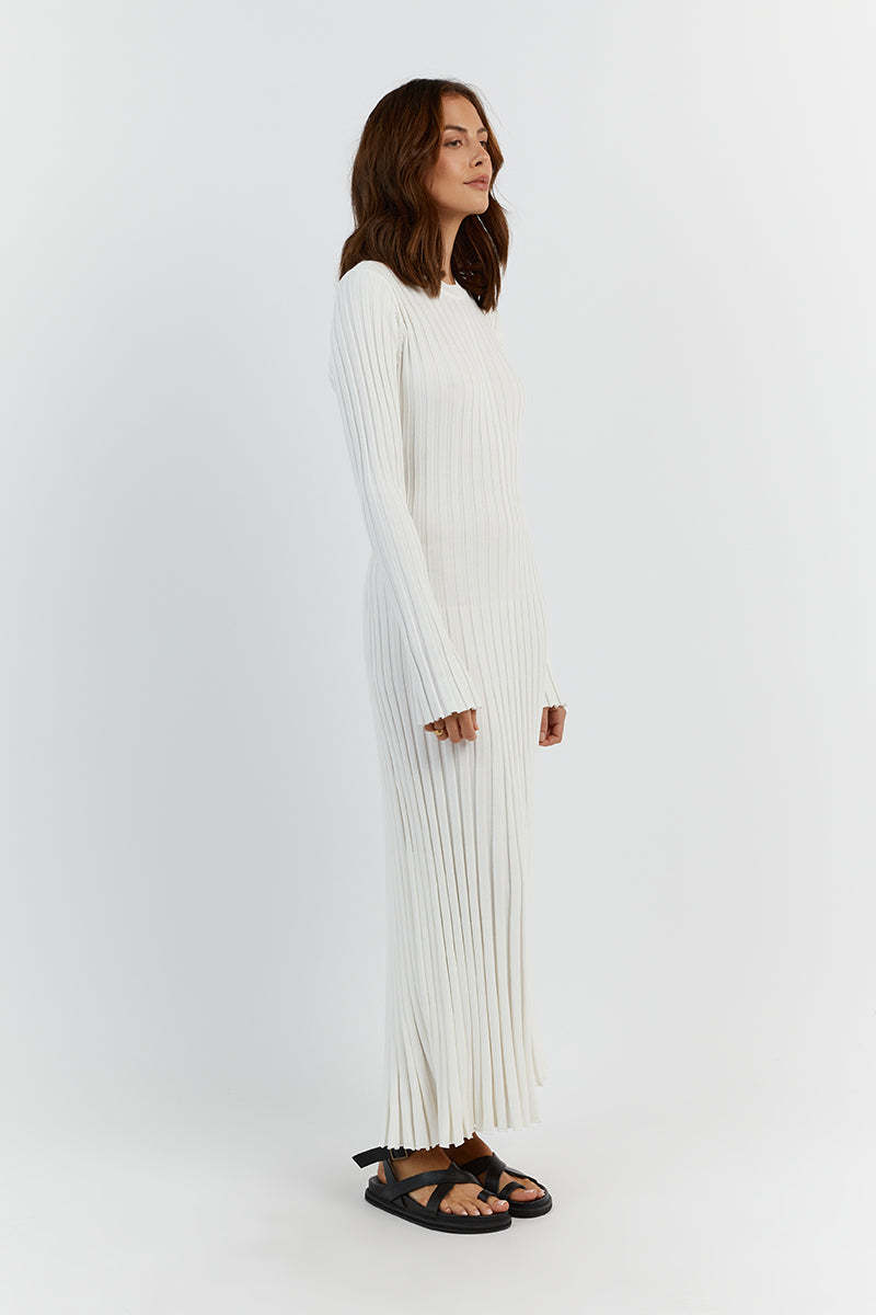 Isadora | Robe Longue Côtelée