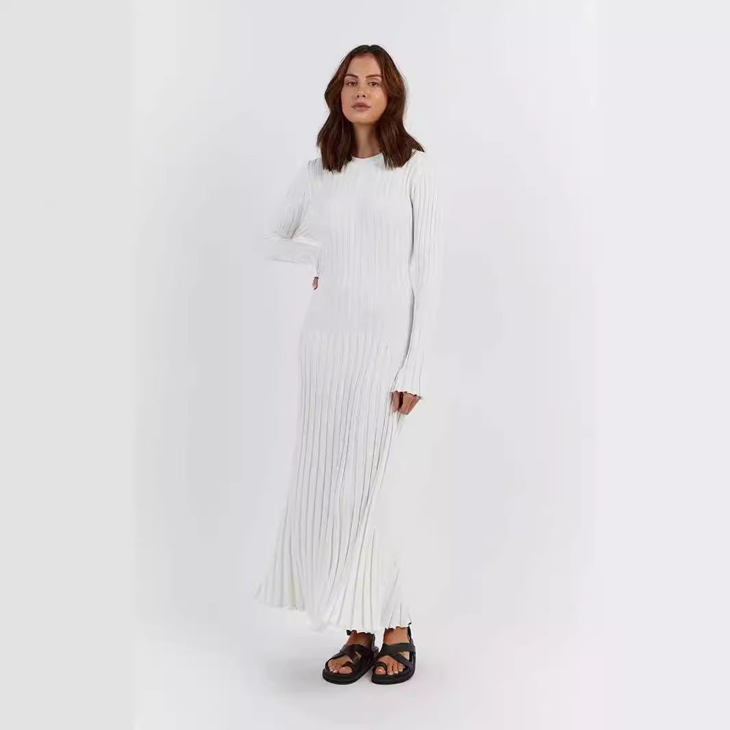 Isadora | Robe Longue Côtelée