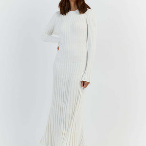 Isadora | Robe Longue Côtelée