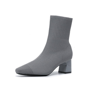 Alessia® | Bottines Tricotées Élégantes et Polyvalentes