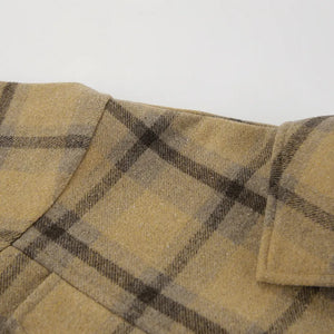 INTIRANA ® | Veste en Laine à Carreaux