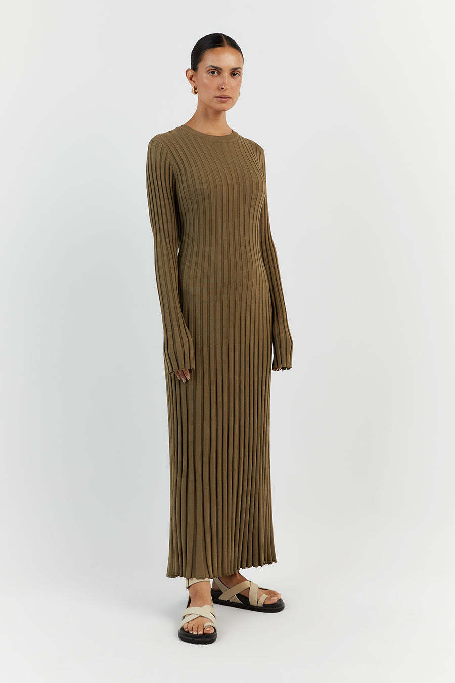 Isadora | Robe Longue Côtelée
