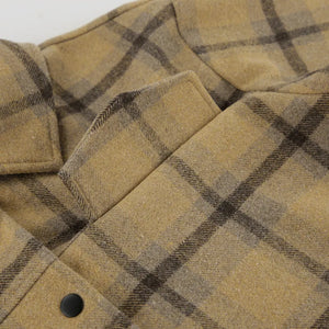 INTIRANA ® | Veste en Laine à Carreaux